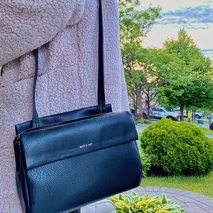 Black Matt & Nat Cross Body Purse